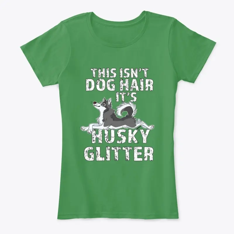 Siberian Husky Glitter