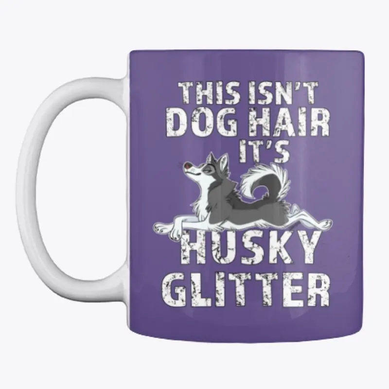 Siberian Husky Glitter