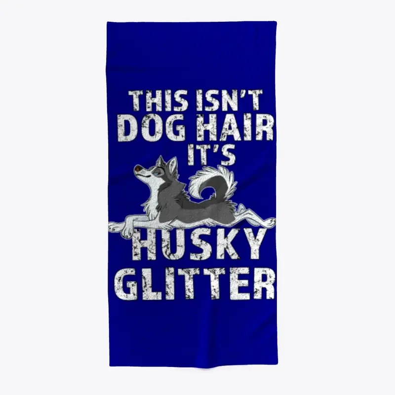 Siberian Husky Glitter