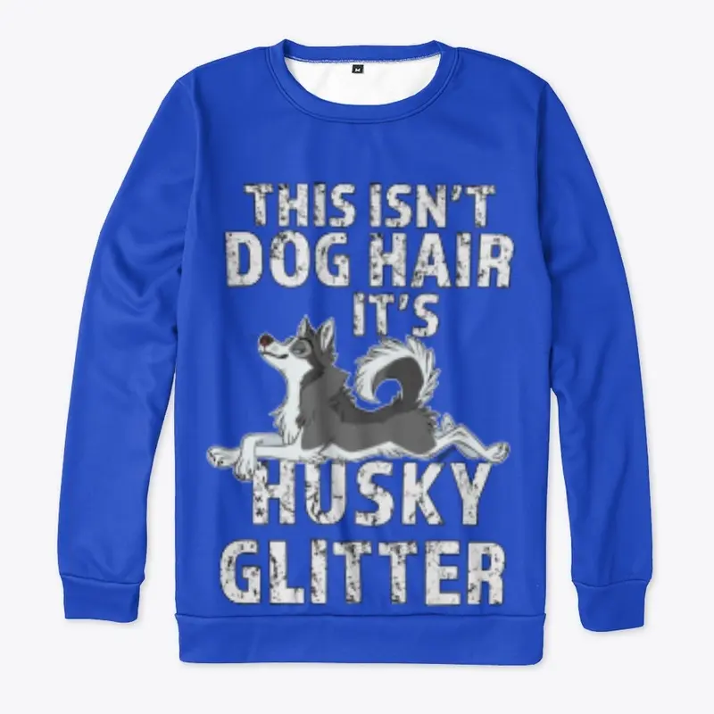 Siberian Husky Glitter